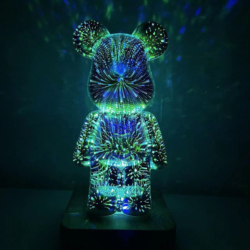 FireworkGlow™ Bear Lamp