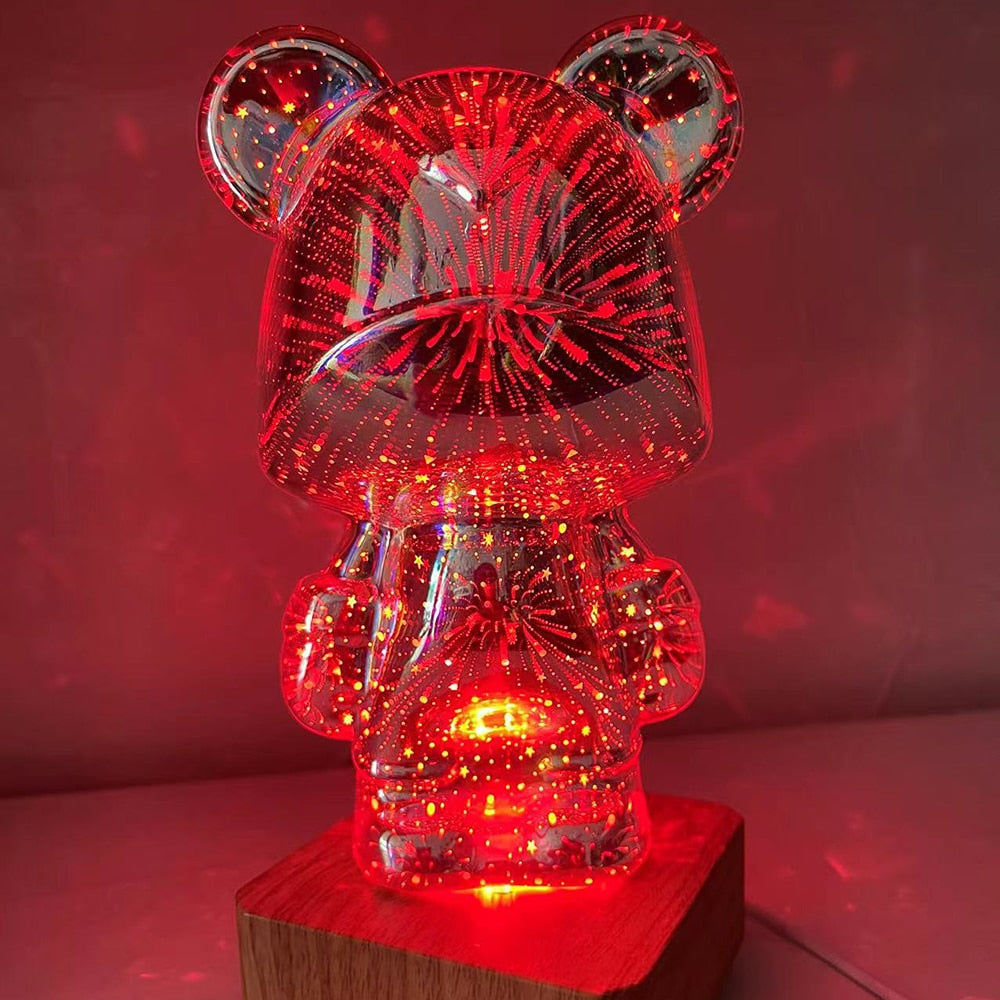 FireworkGlow™ Bear Lamp