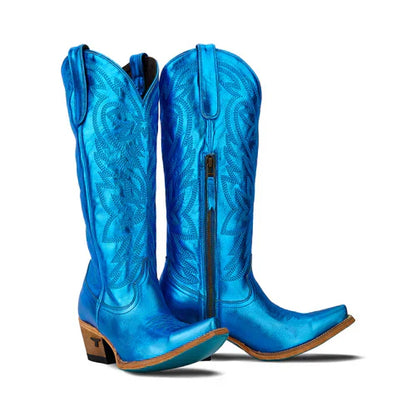 Chic Cowgirl White Boots