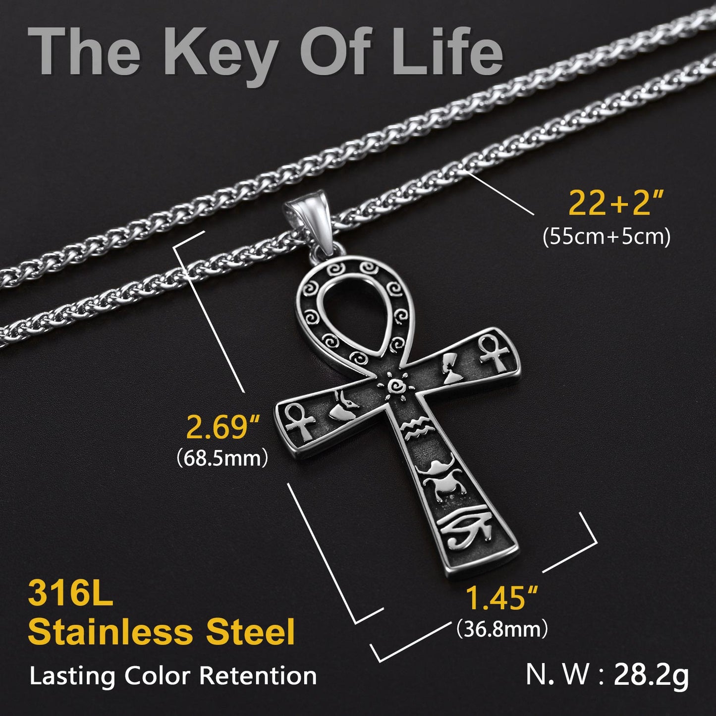 AnkhCore™ Cross Necklace