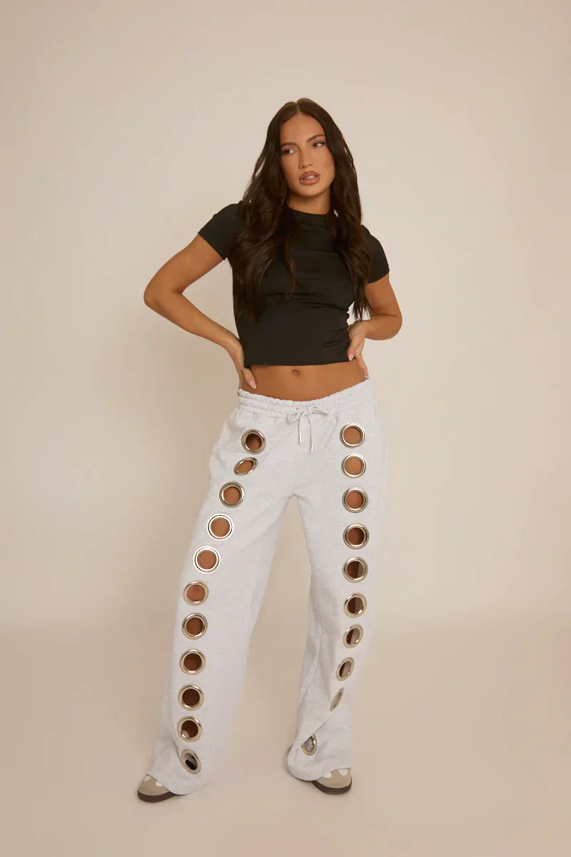 EyeletEdge™ - Wide Leg Sweatpants