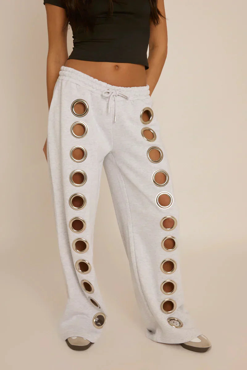 EyeletEdge™ - Wide Leg Sweatpants