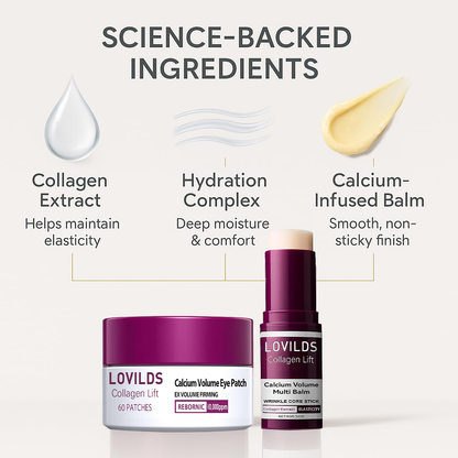 Collagen Lift Eye Balm Stick + Eye Patch Set