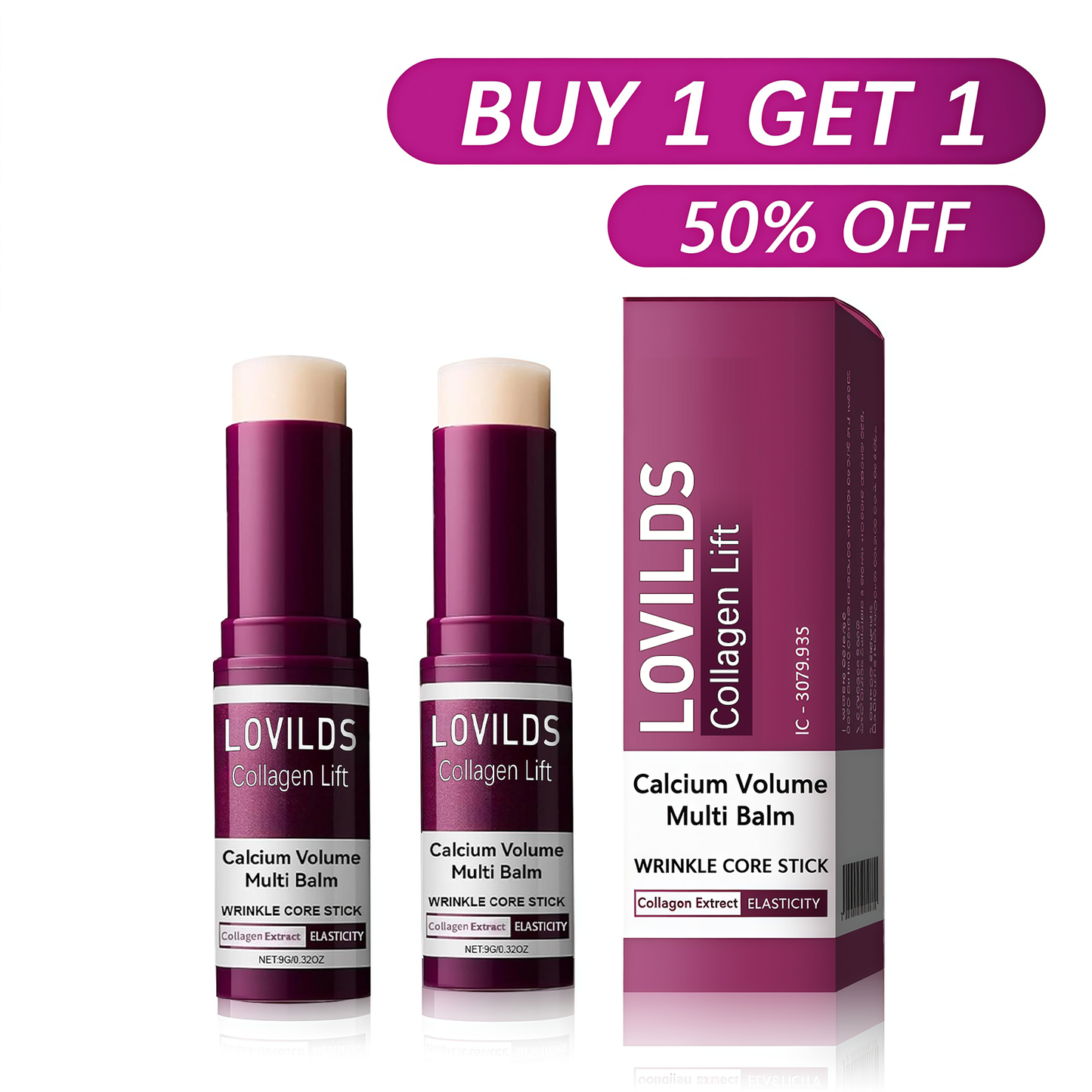 Collagen Lift Eye Balm Stick + Eye Patch Set
