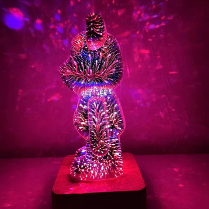 FireworkGlow™ Bear Lamp
